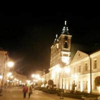 Rzeszów nocą, łukasz i Gocha