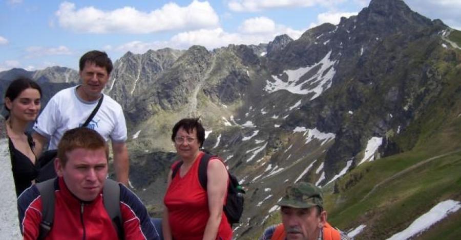 16. Kasprowy Wierch i Przełęcz Liliowe z Kuźnic. - zdjęcie