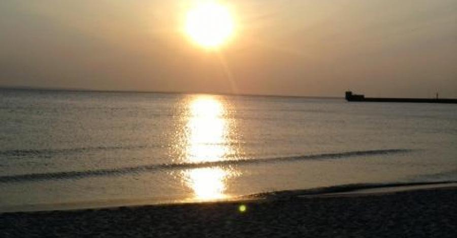 Plażą Półwyspu Helskiego - zdjęcie