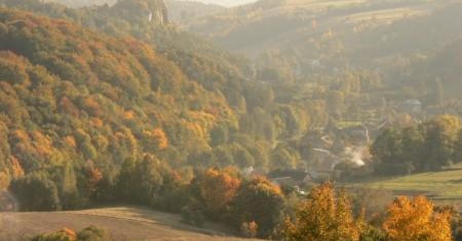 Złota jesień w Szklarach - zdjęcie