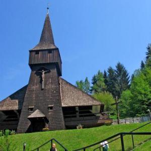 Drewniany kościół w Wiśle