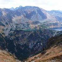 Przedni i Wielki Staw Polski - widok z Krzyżnego, Midorihato