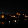 Nocna panorama Torunia widziana z mostu drogowego., Marek Weber