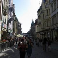 Uliczki toruńskiej starówki - ulica Szeroka - kiedyś tędy jeździł tramwaj., Marek Weber
