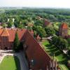 Malbork z lotu ptaka