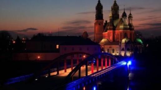 Widok Katedry nocą, Trakt Królewsko-Cesarski