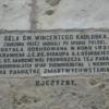 Pamiątkowy napis na Klasztorze Cystersów, Artek
