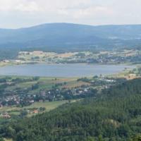 KARKONOSZE Z WIEŻY ZAMKU W CHOJNIKU., Darek