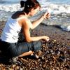 Kamienista plaża w Brighton