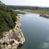 Pont du Gard - widok z mostu, Bogumiła