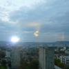 Panorama Zurychu widok z jednego z wieżowców, Annnn