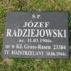 Tablica Pamiątkowa zamordowanej w tym obozie osoby., Darek