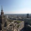 PKiN oraz Hotel Marriott, widok z dachu hotelu InterContinental, Grzegorz Binkiewicz