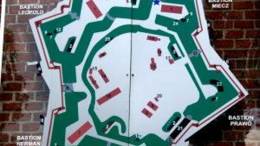 Schematyczny plan Twierdzy, Stefania Adamczyk - Karpińska