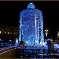 Wrocław w świątecznej iluminacji- Pl. Jana Pawła II, Andrzej Mas