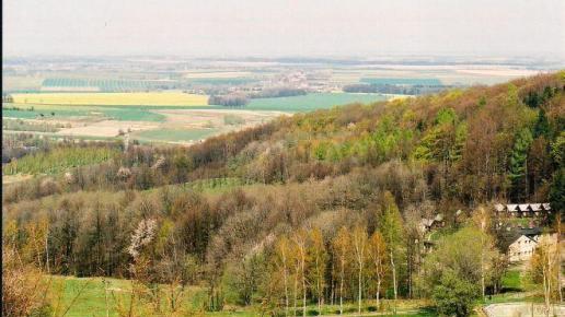 Widok ze szlaku na stronę czeską, Tadeusz Walkowicz