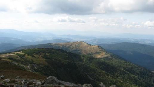 panorama ze szczytu Babiej Góry, Danuta