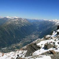 Chamonix z Tete Rouse, Adam Prończuk