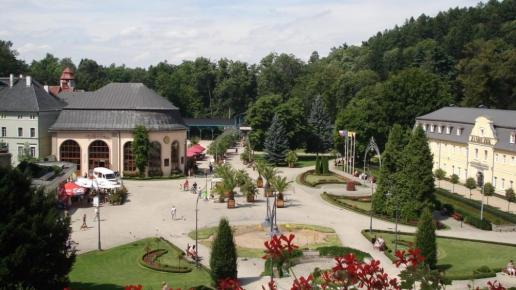 ..widok z okien na Pijalnię wód mineralnych., Zbyszek Mat