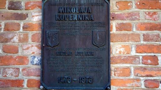 ..tablica upamiętniająca Mikołaja Kopernika..., Zbyszek Mat