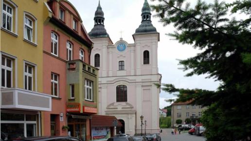 ..widok na Kościoł Gimnazjalny parafii pw. Ścięcia św. Jana Chrzciciela, Zbyszek Mat