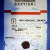..moje Testimonium Baptismi...., Zbyszek Mat