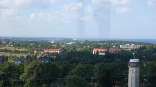 Widok z latarni w kierunku zachodnim, Tomek