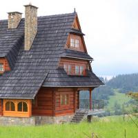 piękna góralska zabudowa w Gliczarowie Górnym