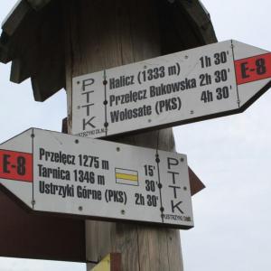 Szlaki w Ustrzykach Górnych