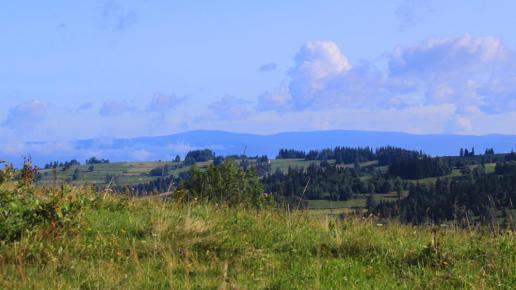 Tatry widoczne z Gliczarowa Górnego