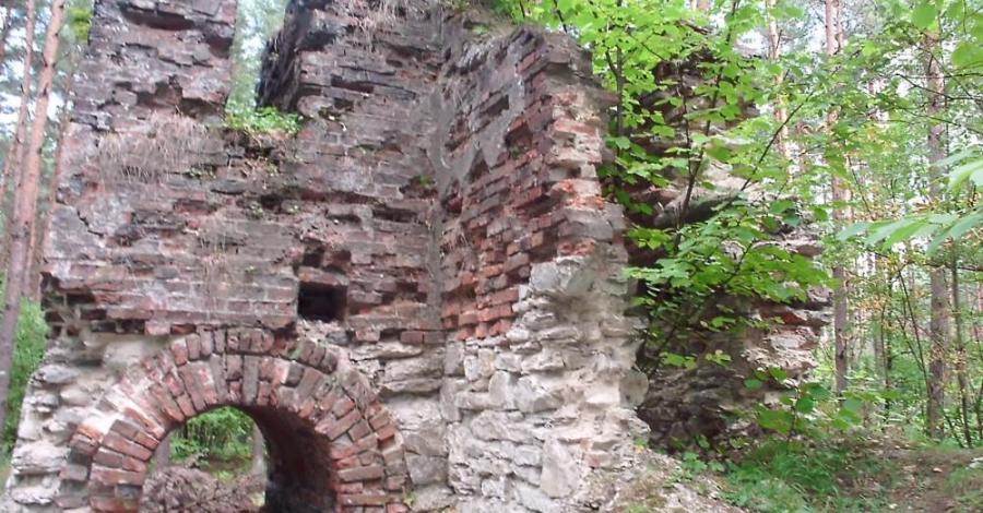Stara Prochownia ukryta w leśnej gęstwinie - zdjęcie