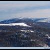 widok na Skrzyczne 1257 m na pierwszym planie Beskid 860 m, Vincci