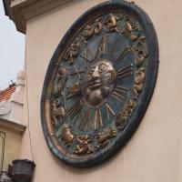 Dziedziniec zamku - zegar, Tadeusz Walkowicz