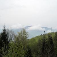widok na Czantorię Wielką z charakterystyczną wieżą widokową, Roman Świątkowski