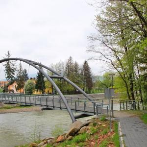 Bulwar nad Sołą w Węgierskiej Górce