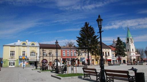 Rynek w Brzesku