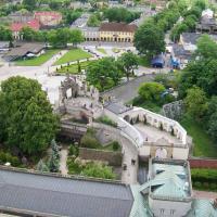 widok z wieży, Krzysztof Dorota