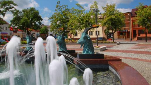 Rynek w Koziegłowach