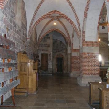 Wnętrze archikolegiaty - spowiednik, Edward Krężel