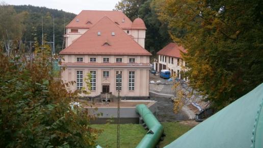 widok z góry na elektrownię, Danusia