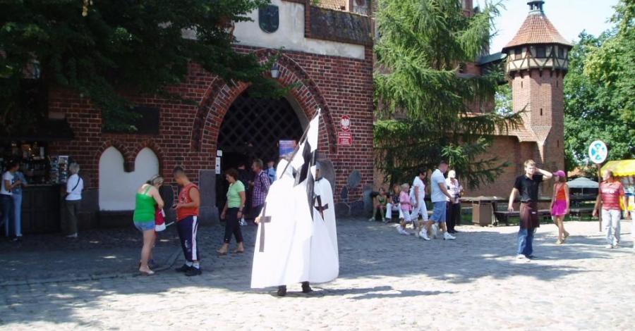 Na zamku krzyżackim w Malborku - zdjęcie
