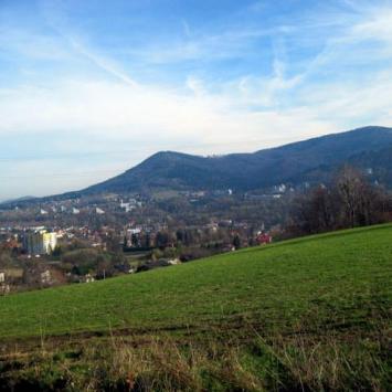 widok na Ustroń i Pasmo Równicy, Roman Świątkowski