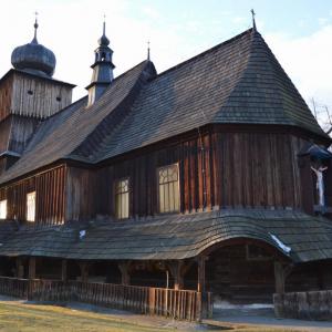 Drewniany kościół w Lachowicach