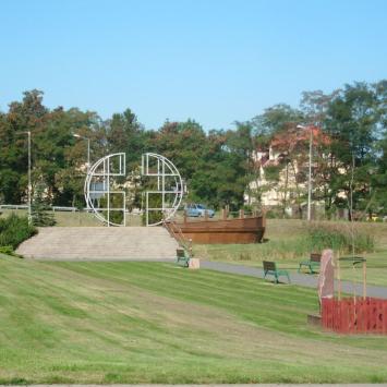 skwer w centrum, mokunka