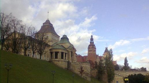 widok na Wały Chrobrego, Danusia
