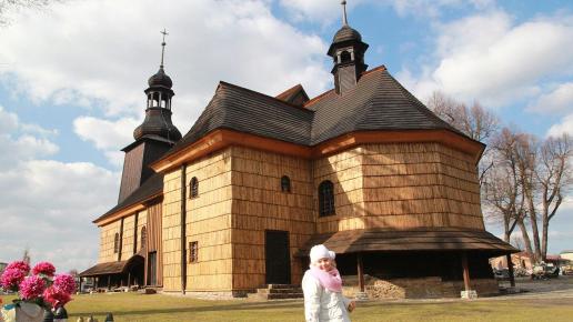 Drewniany kościół w Koszęcinie