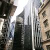 Szklane wieżpwce w City,w tle St Mary Axe, Danusia