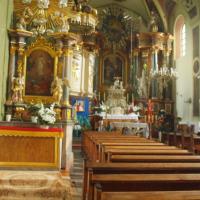 Kościół w Olsztynie - główny ołtarz, Tadeusz Walkowicz