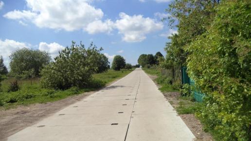 droga wśród ogrodów działkowych, Danusia