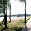 plaża z molem i charakterystyczną wieżą, Roman Świątkowski